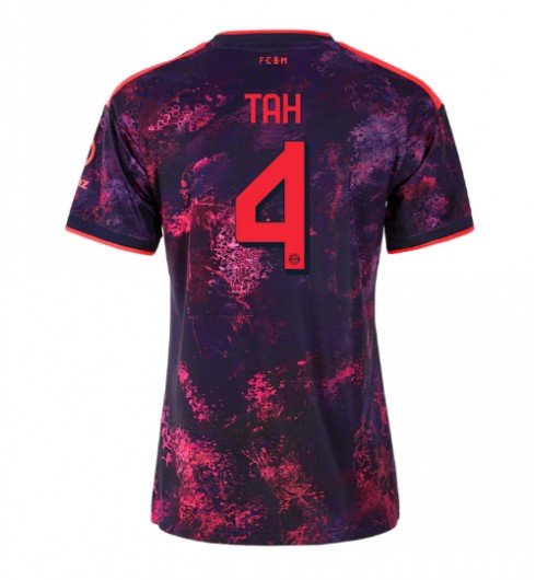 Bayern Munich Jonathan Tah #4 Alternativní Dres pro Dámské 2026-27 Krátký Rukáv Bayern Munich Jonathan Tah #4 Alternativní Dres pro Dámské 2026-27 Krátký Rukáv